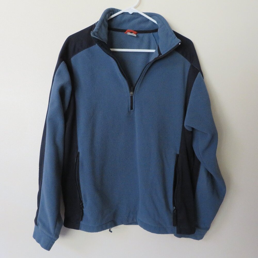Vintage Old Navy Mens Blue Quarter Zip Sweatshirt size Large